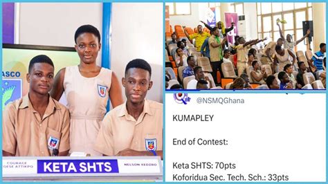 NSMQ 2023: Keta SHTS Beats KSTS And St John's .
